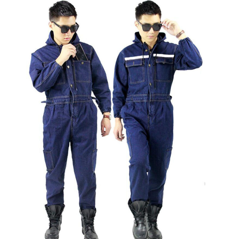 denim boiler suits